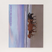 Wilde Pferde Außenbanks OBX Corolla NC Puzzle (Vertikal)