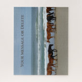 Wilde Pferde Außenbanks OBX Corolla NC Puzzle (Vertikal)