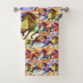 Wilde Pferde Badhandtuch Set (Insitu)