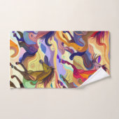 Wilde Pferde Badhandtuch Set (Handtuch)