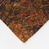 Wilde Pferde: Begegnung mit einem intensiven Blick Fleecedecke (Ecke)