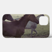 Wilde Pferde Case-Mate iPhone Hülle (Rückseite (Horizontal))