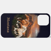 Wilde Pferde Case-Mate iPhone Hülle (Hinten (horizontal))