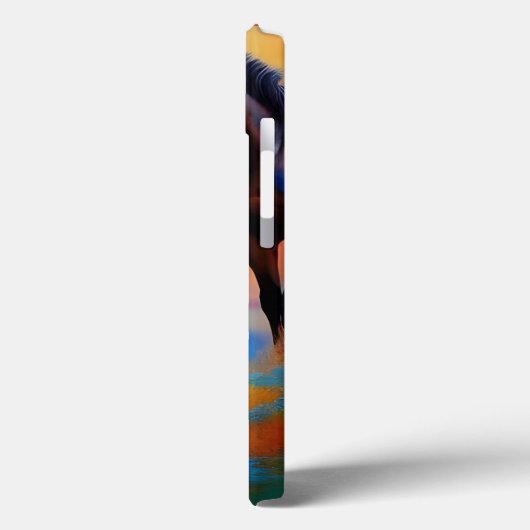 Wilde Pferde Case-Mate iPhone Hülle (Rückseite / Links)