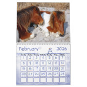 Wilde Pferde der Assateague Island Calendar Kalender (Feb 2026)