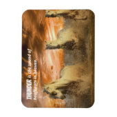 Wilde Pferde, Donnerwetter ist Hoofbeats im Himmel Magnet (Vertikal)