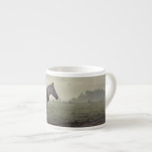 Wilde Pferde Espressotasse (Vorderseite Rechts)