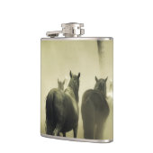 Wilde Pferde Flachmann (Links)