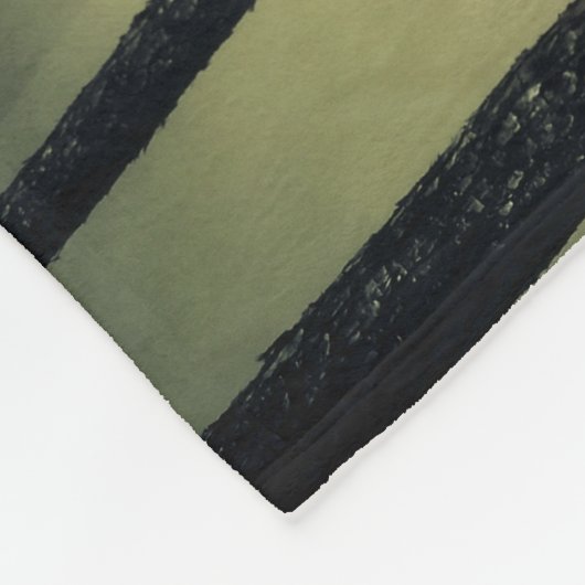 Wilde Pferde Fleecedecke (Ecke)