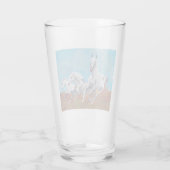 Wilde Pferde Glas (Rückseite)
