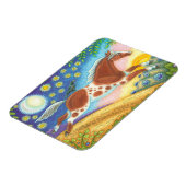 Wilde Pferde Hügel Folk Art MAGNET Susan Brack (Linke Seite)