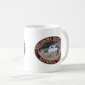 Wilde Pferde im Nationalpark Theodore Roosevelt Kaffeetasse (VorderseiteRechts)