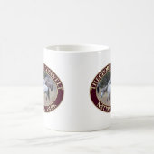 Wilde Pferde im Nationalpark Theodore Roosevelt Kaffeetasse (Mittel)