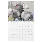 Wilde Pferde im Sandwaschbecken Kalender (Mär 2026)