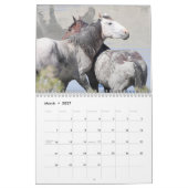 Wilde Pferde im Sandwaschbecken Kalender (Mär 2027)