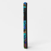 Wilde Pferde in Braun und Aquamarin Case-Mate iPhone Hülle (Hinten/Links)