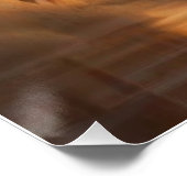 Wilde Pferde in Sunset Splendor Poster (Ecke)