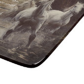 Wilde Pferde Inspiration Zitat Schneidebrett (Ecke)