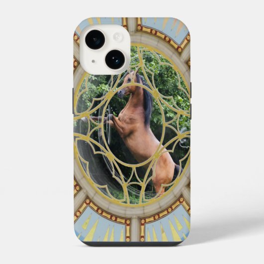 Wilde Pferde iPhone Hülle (Rückseite)