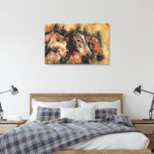 Wilde Pferde Kunst Leinwanddruck (Insitu (Schlafzimmer))