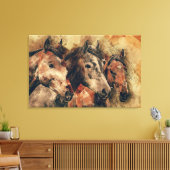 Wilde Pferde Kunst Leinwanddruck (Insitu (Wohnzimmer))