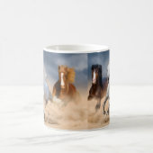 Wilde Pferde Land Lebende Tasse (Mittel)