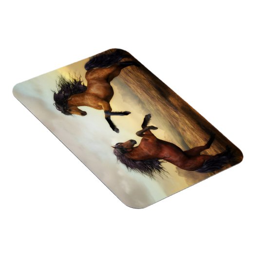 Wilde Pferde Magnet (Rechte Seite)