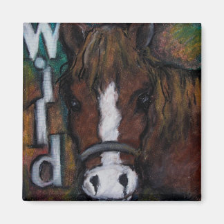 Wilde Pferde Magnet