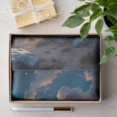 Wilde Pferde - Mare und Fohlen in der Wüstenlandsc Seidenpapier (Geschenk)