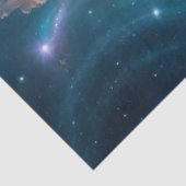 Wilde Pferde - Mare und Fohlen in der Wüstenlandsc Seidenpapier (Ausschnitt)