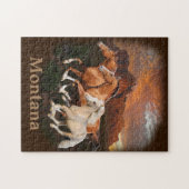 Wilde Pferde Montana Puzzle (Horizontal)