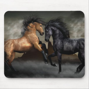 Wilde Pferde Mousepad