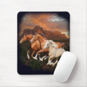 wilde Pferde Mousepad (Mit Mouse)