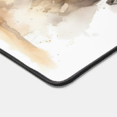 Wilde Pferde Mustangs Moderne Pferde Wasserfarbe Schreibtischunterlage (Ecke)