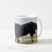 Wilde Pferde nehmen mir den Atem weg Kaffeetasse (VorderseiteRechts)
