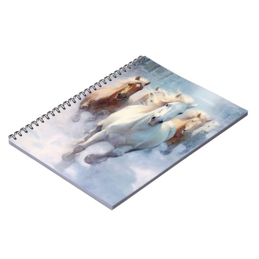 Wilde Pferde Notizblock (Linke Seite)