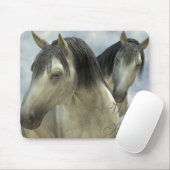 Wilde Pferde - Pferd, Tier, wild lebende Tiere Mousepad (Mit Mouse)