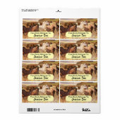 Wilde Pferde Pferde Reiten Art Persönliches Buchze (Vorne)