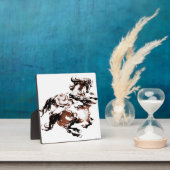 Wilde Pferde Plaque Fotoplatte (InSitu)