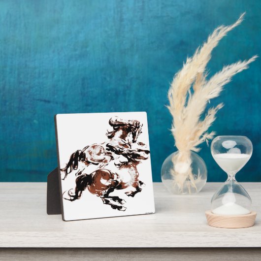 Wilde Pferde Plaque Fotoplatte (InSitu)