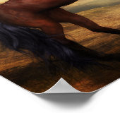 Wilde Pferde Poster (Ecke)