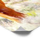 Wilde Pferde Poster (Ecke)