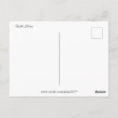 Wilde Pferde Postkarte (Rückseite)