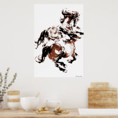 Wilde Pferde Print Poster (Küche)