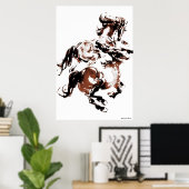 Wilde Pferde Print Poster (Heimbüro)