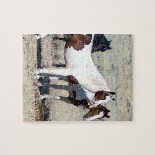 WILDE PFERDE PUZZLE (Horizontal)