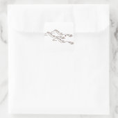 Wilde Pferde Quadratischer Aufkleber (Tasche)