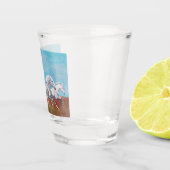 Wilde Pferde Schnapsglas (Rechts)