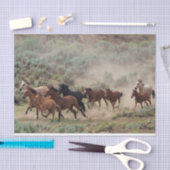 Wilde Pferde Seidenpapier (Handwerk)