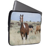 Wilde Pferde, Steengebirge Laptopschutzhülle (Vorne Rechts)